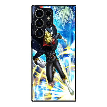 Sanji In Stealth Black Suit Samsung Galaxy S23 Ultra Case