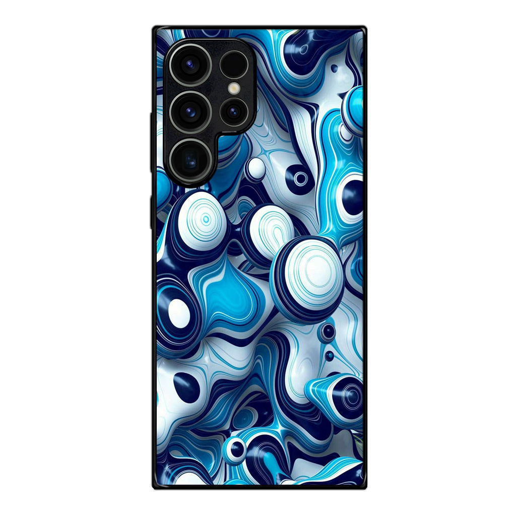 Abstract Art All Blue Samsung Galaxy S23 Ultra Case