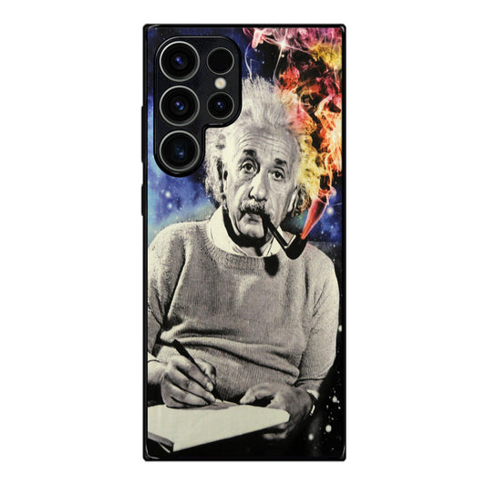 Albert Einstein Smoking Samsung Galaxy S23 Ultra Case