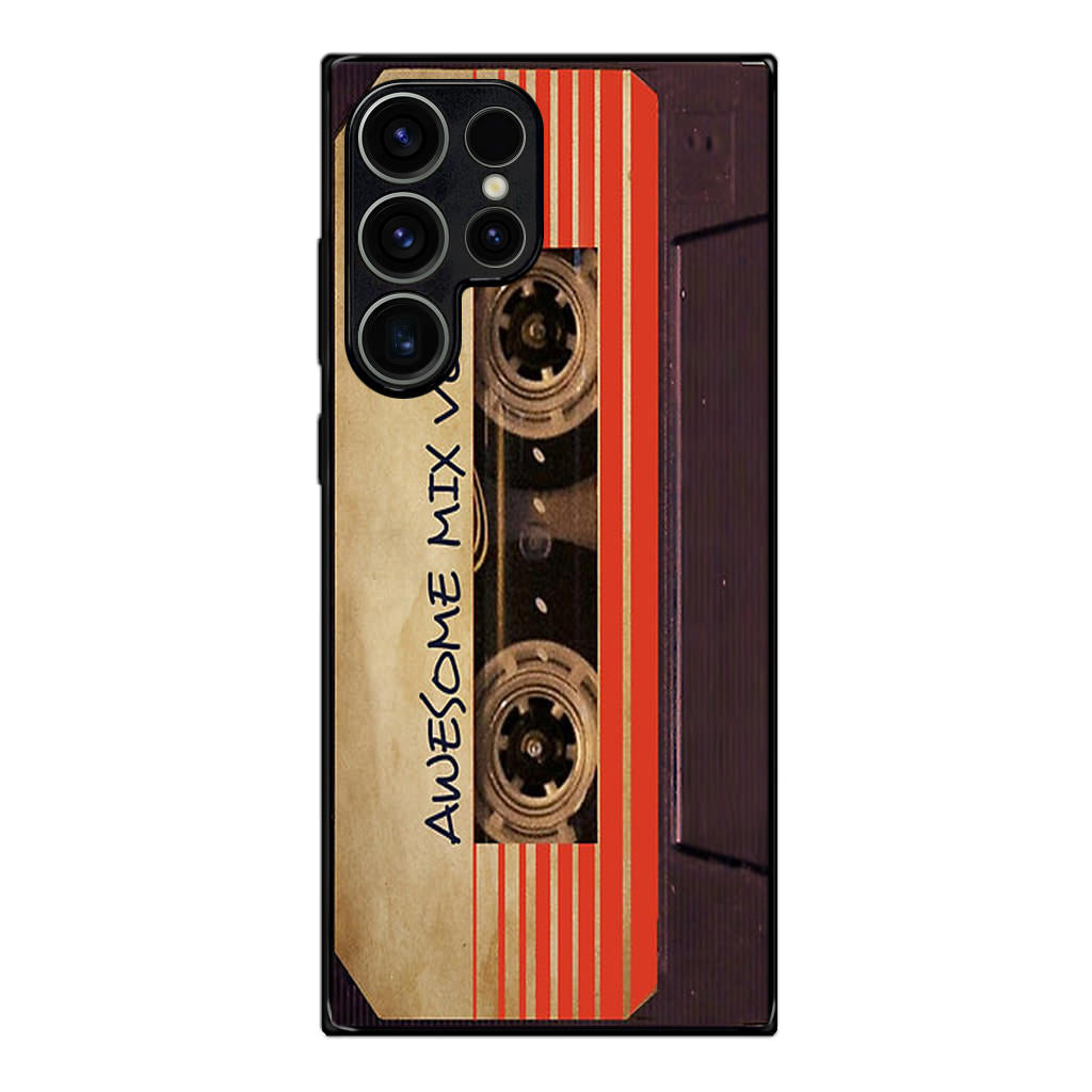 Awesome Mix Vol 1 Cassette Samsung Galaxy S23 Ultra Case