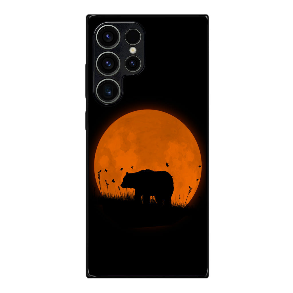 Bear Silhouette Samsung Galaxy S23 Ultra Case