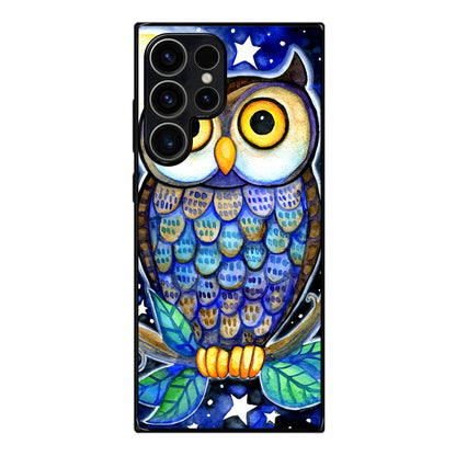 Bedtime Owl Samsung Galaxy S23 Ultra Case