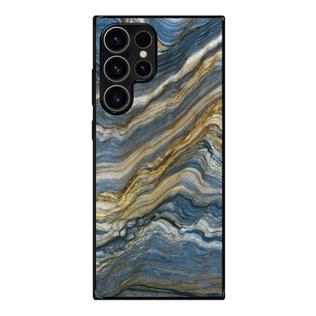 Blue Wave Marble Samsung Galaxy S23 Ultra Case