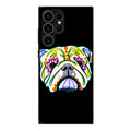 Colorful Bulldog Art Samsung Galaxy S23 Ultra Case