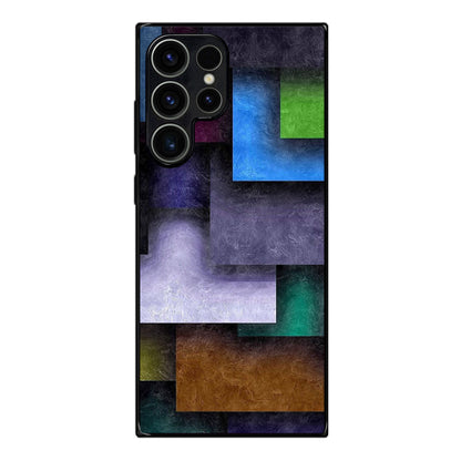 Colorful Rectangel Art Samsung Galaxy S23 Ultra Case