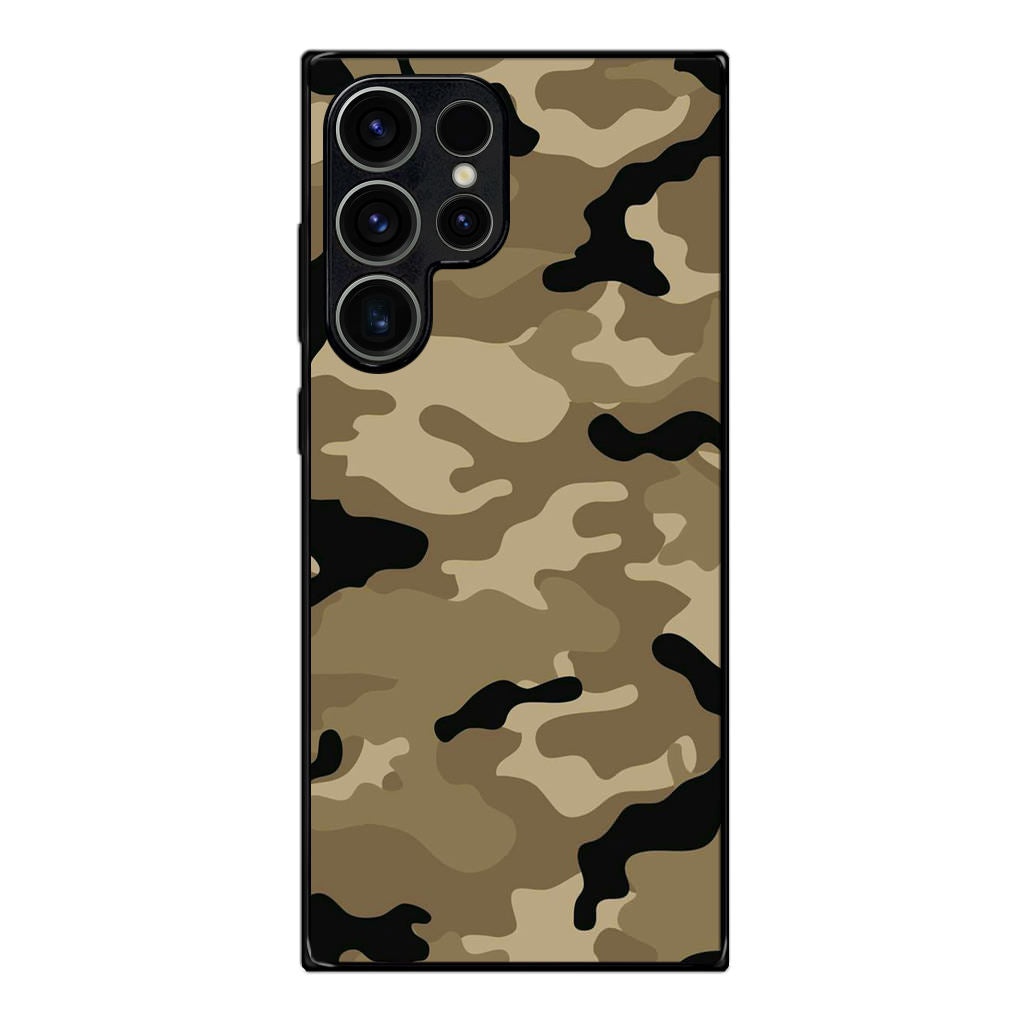 Desert Military Camo Samsung Galaxy S23 Ultra Case