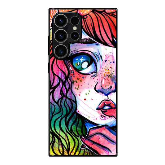 Eyes And Braids Samsung Galaxy S23 Ultra Case