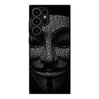 Guy Fawkes Mask Anonymous Samsung Galaxy S23 Ultra Case