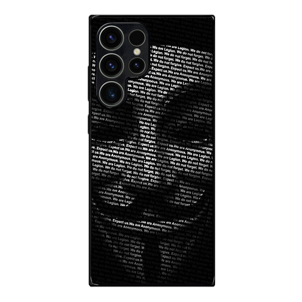 Guy Fawkes Mask Anonymous Samsung Galaxy S23 Ultra Case