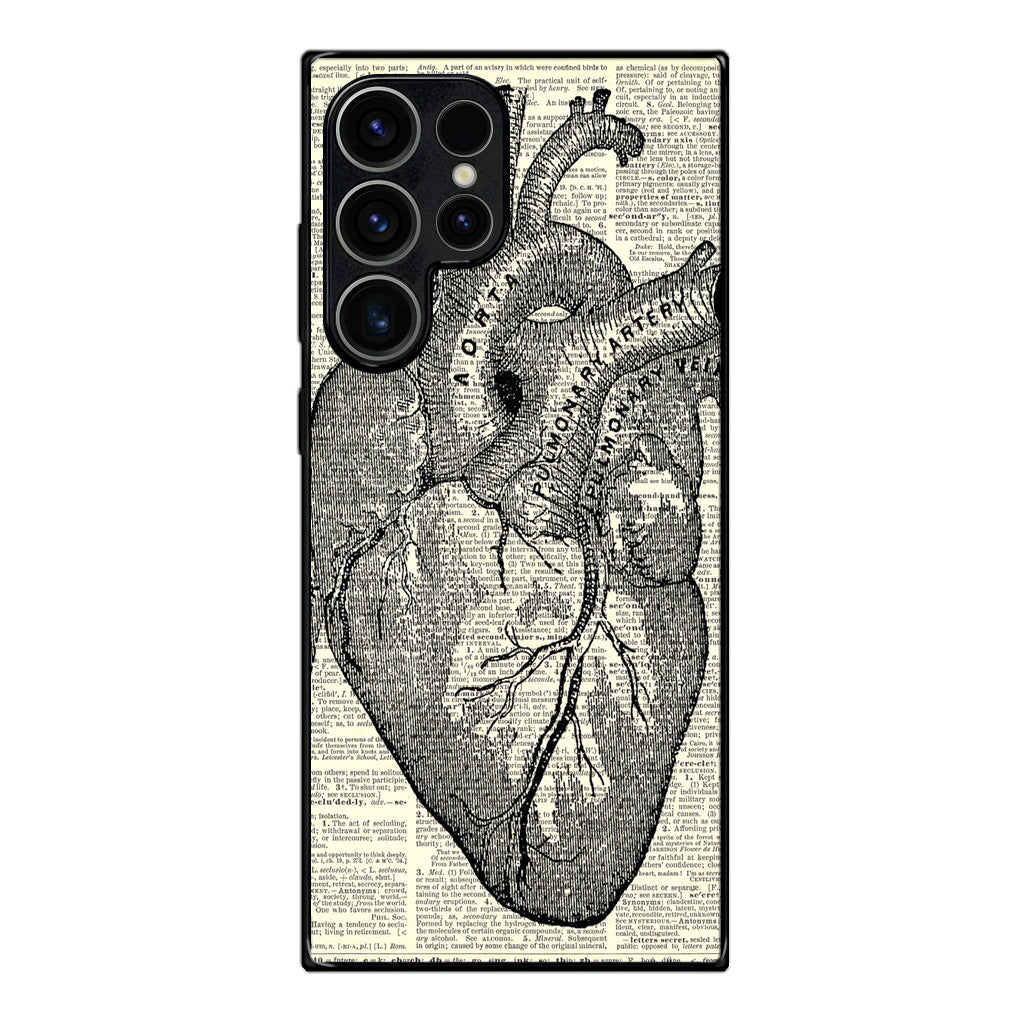 Heart Book Art Samsung Galaxy S23 Ultra Case