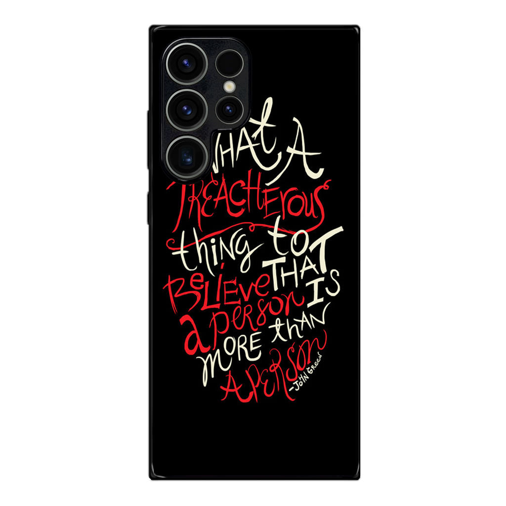 John Green Quotes More Than A Person Samsung Galaxy S23 Ultra Case