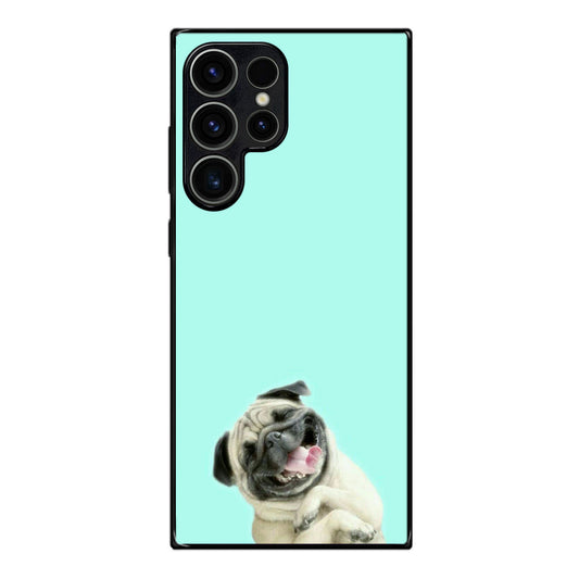 Laughing Pug Samsung Galaxy S23 Ultra Case