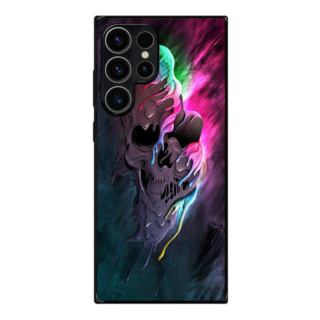 Melted Skull Samsung Galaxy S23 Ultra Case