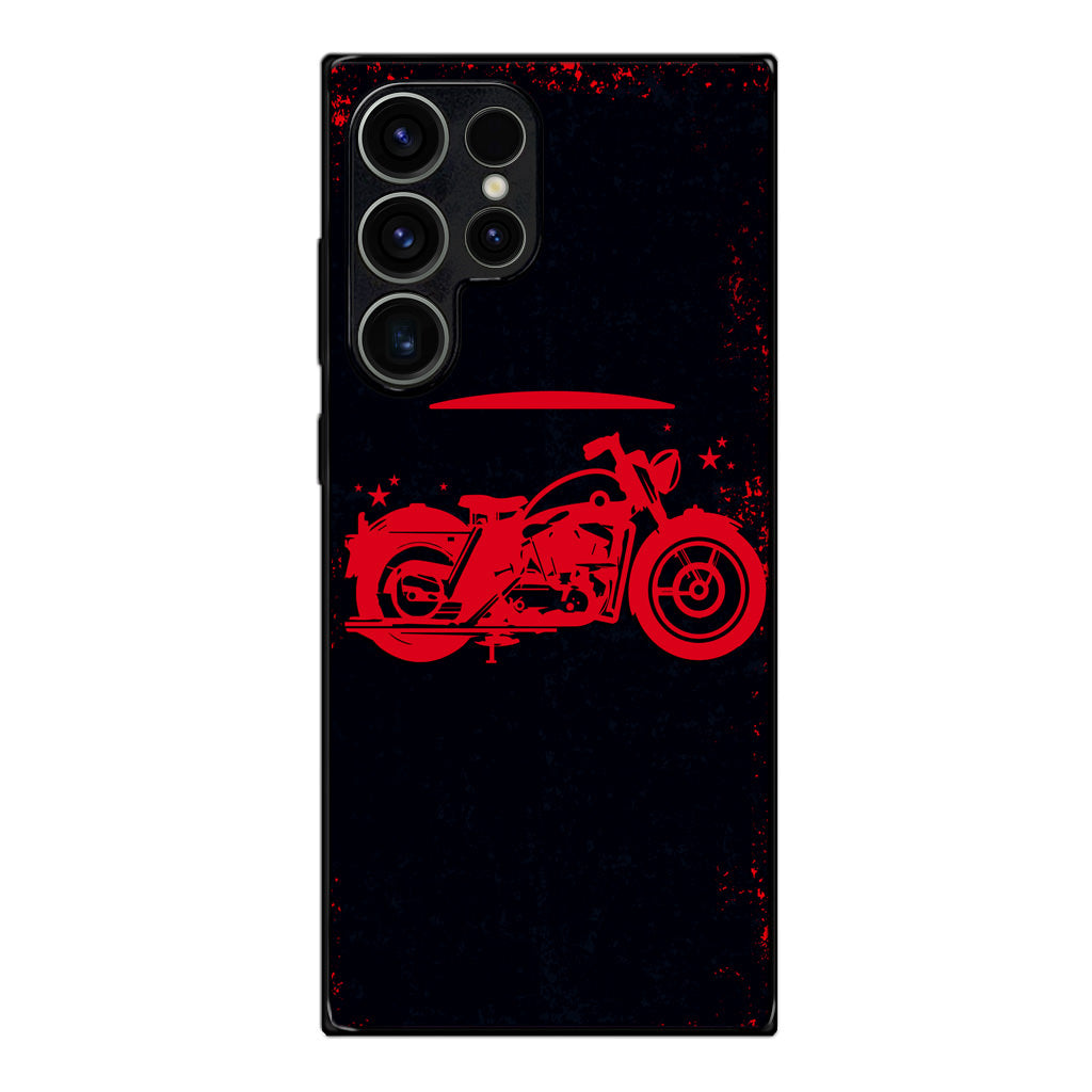 Motorcycle Red Art Samsung Galaxy S23 Ultra Case