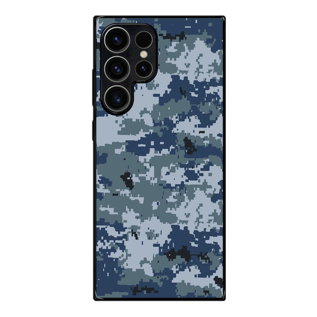 Navy Camo Samsung Galaxy S23 Ultra Case