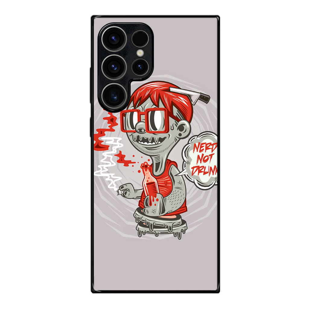 Nerd Not Drunk Zombie Samsung Galaxy S23 Ultra Case