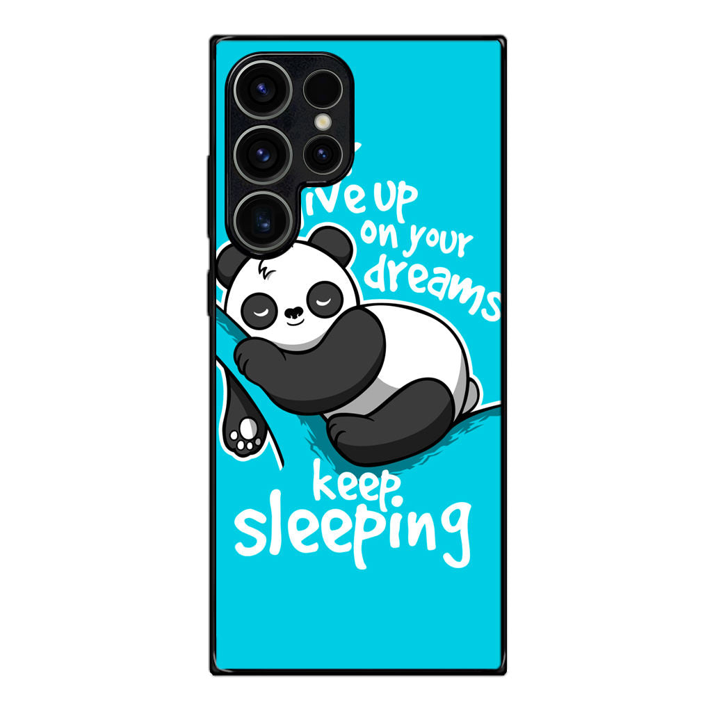 Panda Keep Sleeping Samsung Galaxy S23 Ultra Case