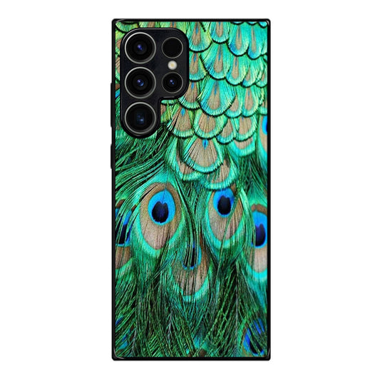 Peacock Feather Samsung Galaxy S23 Ultra Case