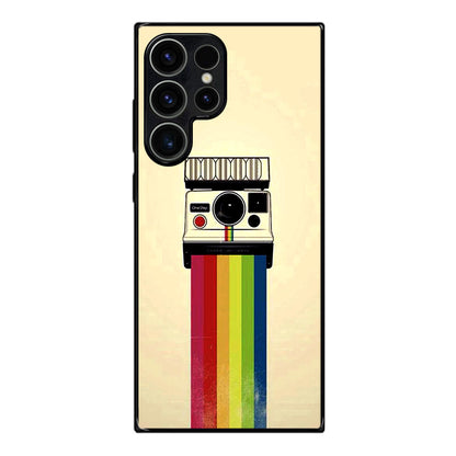 Polaroid Camera Colorful Rainbow Samsung Galaxy S23 Ultra Case