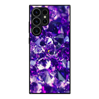 Purple Crystal Samsung Galaxy S23 Ultra Case