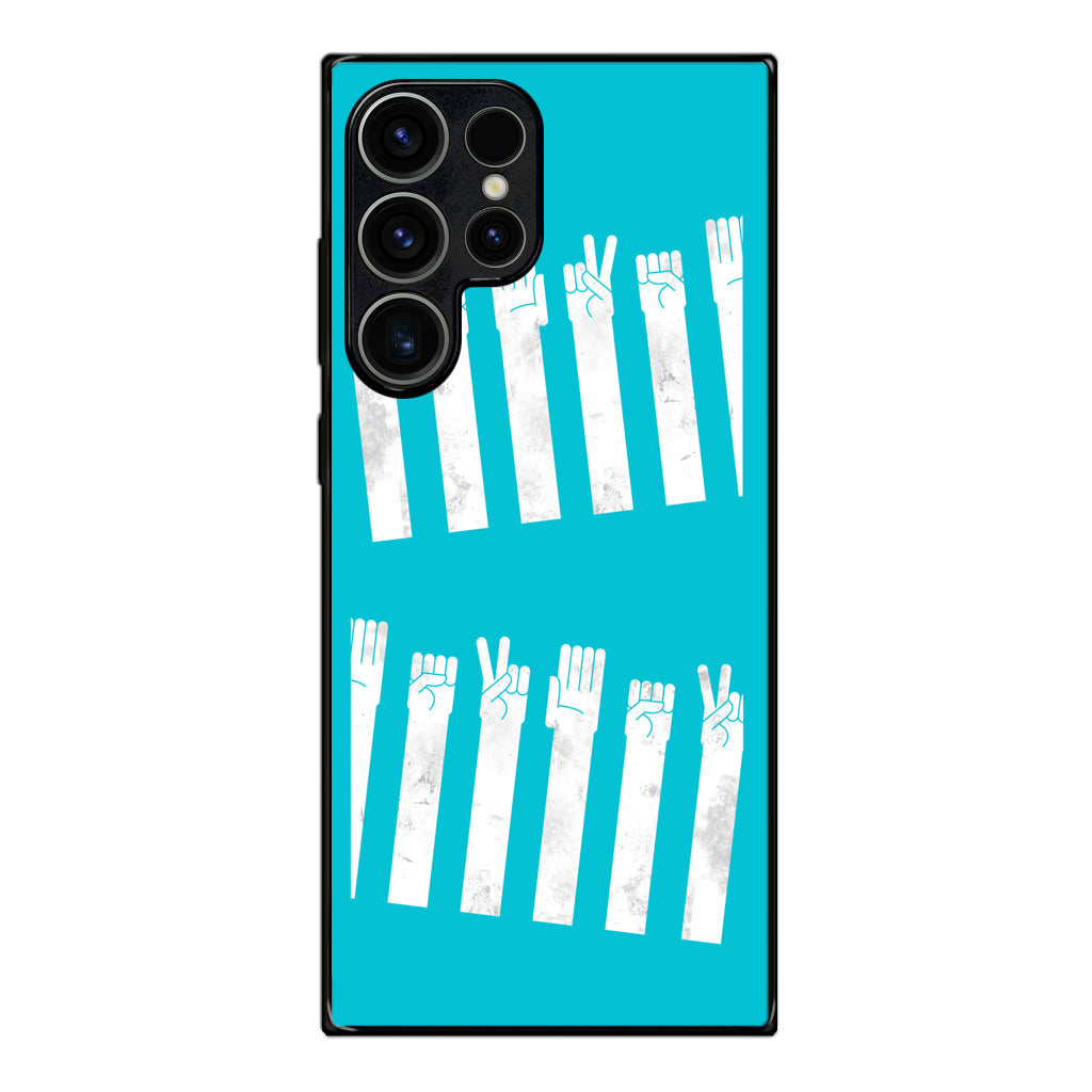 Rock–paper–scissors Zebra Crossing Samsung Galaxy S23 Ultra Case