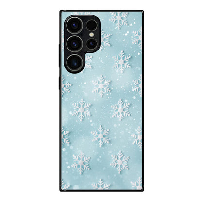 Snowflakes Pattern Samsung Galaxy S23 Ultra Case