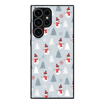 Snowmans Pattern Samsung Galaxy S23 Ultra Case