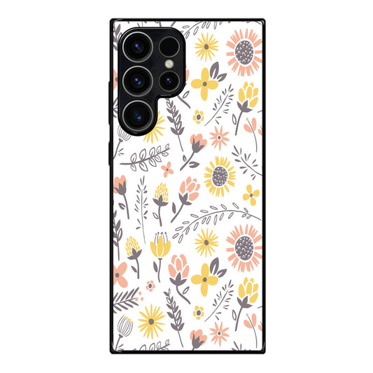 Spring Things Pattern Samsung Galaxy S23 Ultra Case