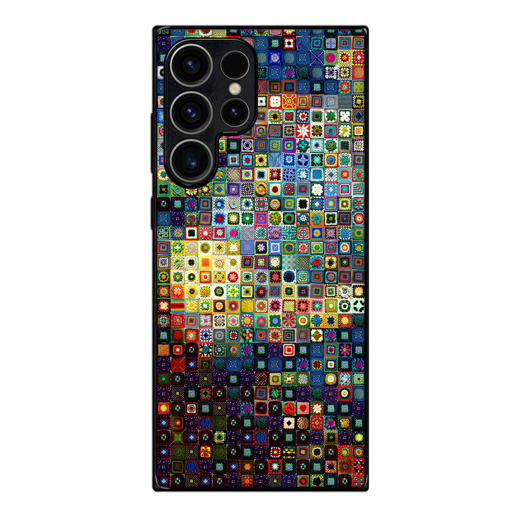 Starry Night Tiles Samsung Galaxy S23 Ultra Case