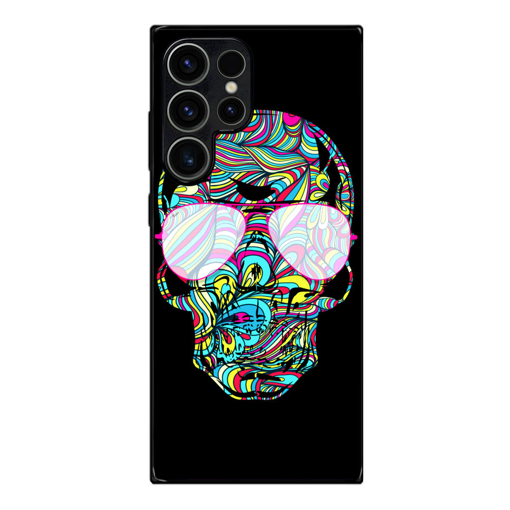 Stylish Skull Samsung Galaxy S23 Ultra Case