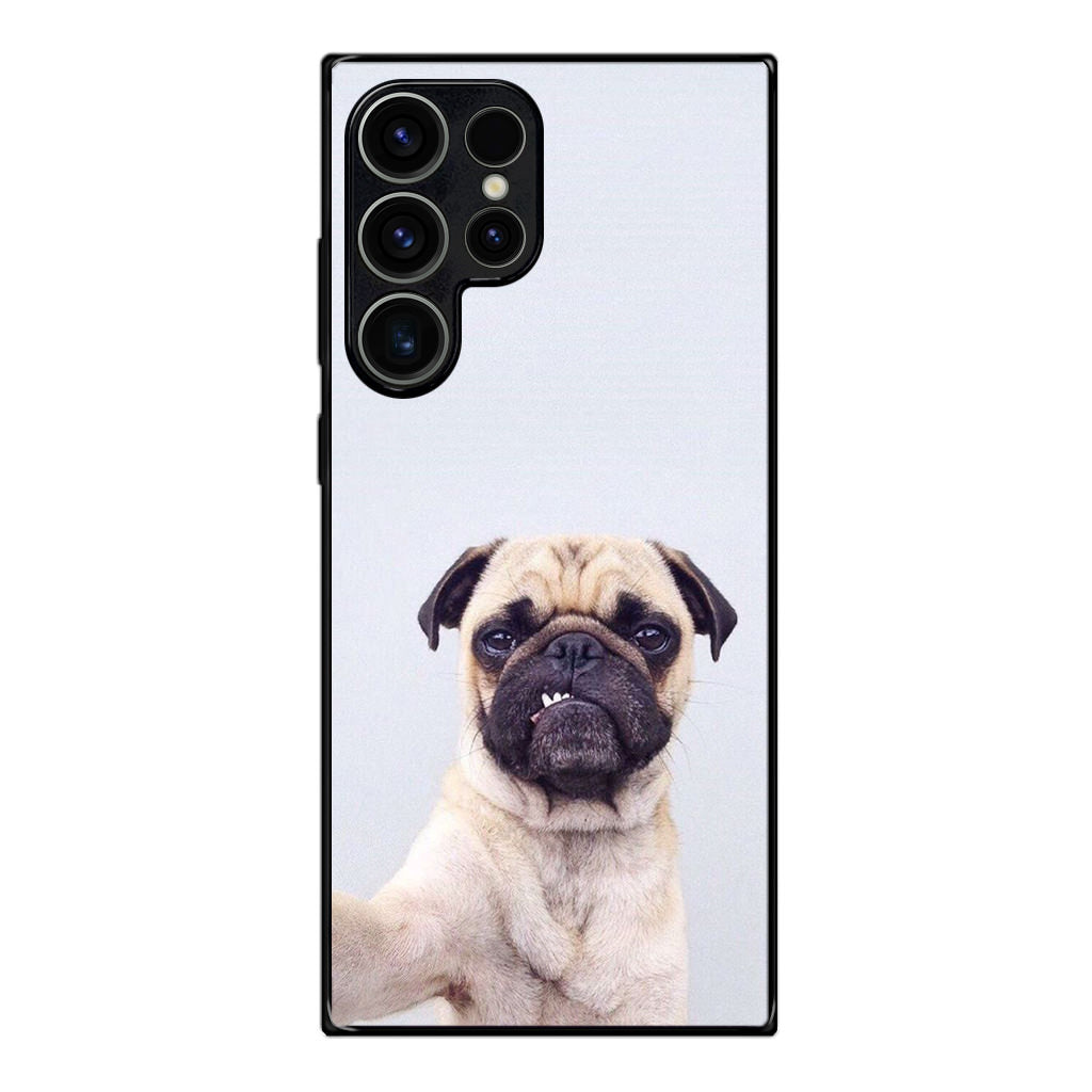 The Selfie Pug Samsung Galaxy S23 Ultra Case