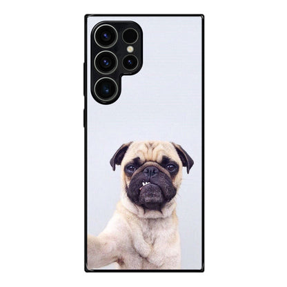 The Selfie Pug Samsung Galaxy S23 Ultra Case