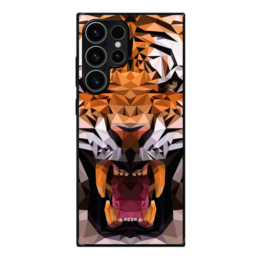 Tiger Polygon Samsung Galaxy S23 Ultra Case