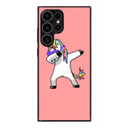 Unicorn Dabbing Pink Samsung Galaxy S23 Ultra Case