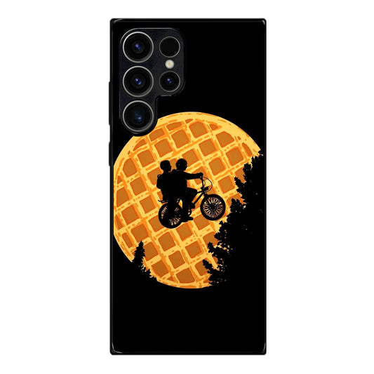 Waffle Moon Stranger Things Samsung Galaxy S23 Ultra Case