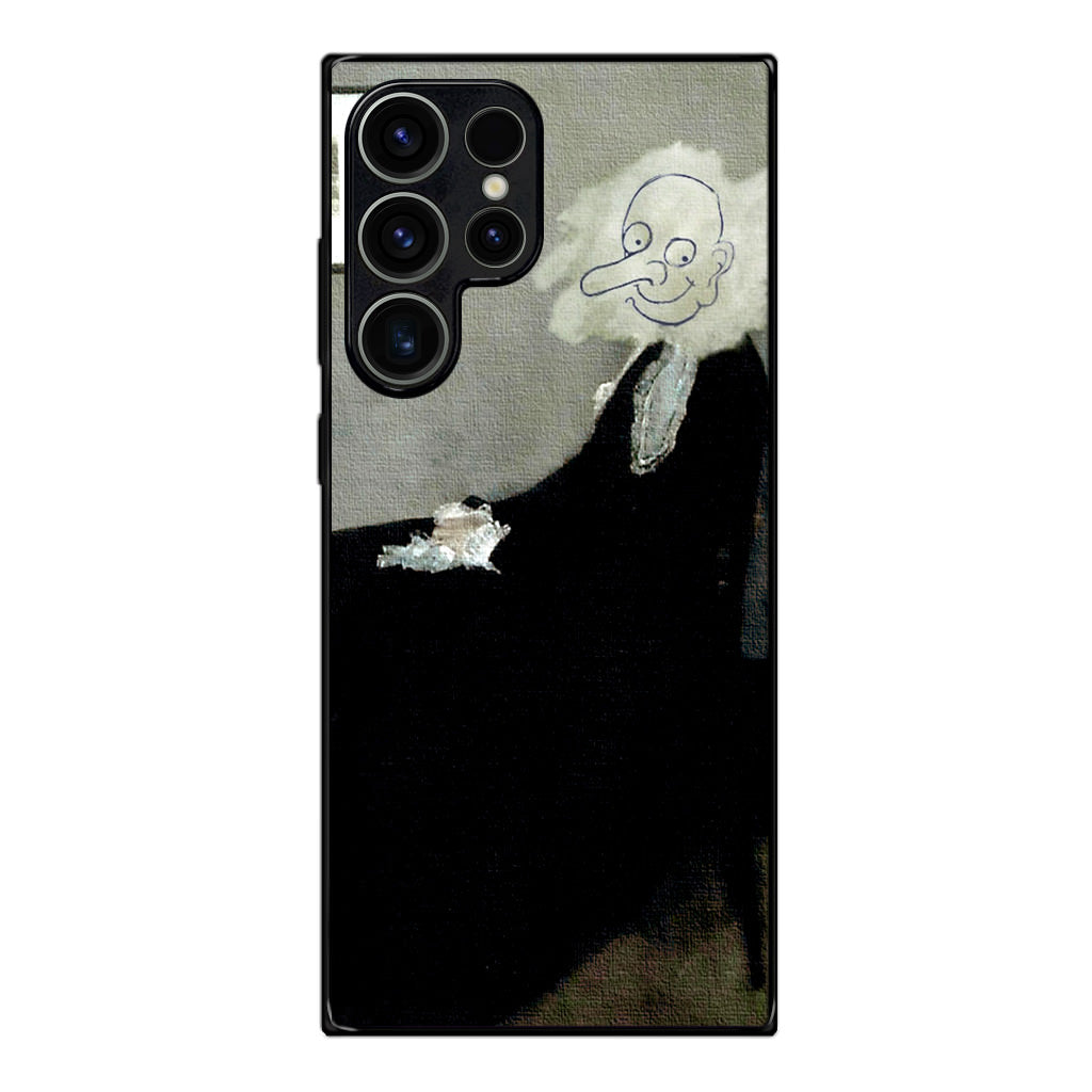 Whistler's Mother by Mr. Bean Samsung Galaxy S23 Ultra Case