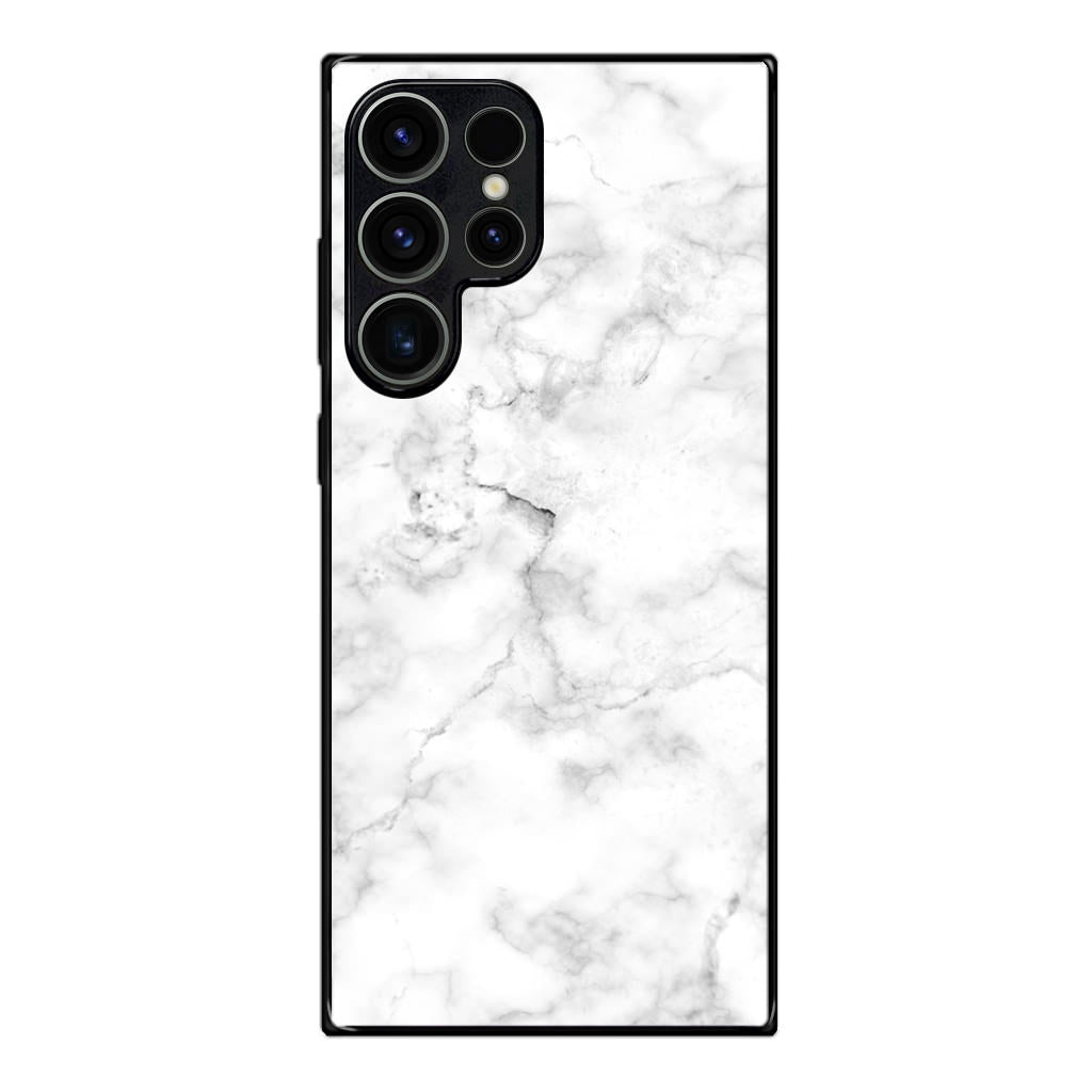 White Marble Samsung Galaxy S23 Ultra Case