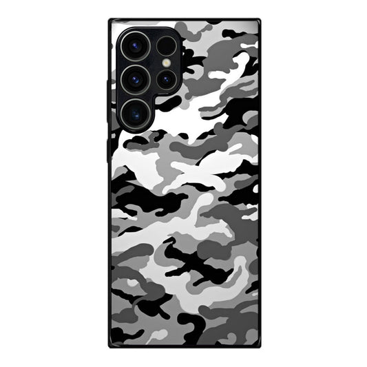 Winter Army Camo Samsung Galaxy S23 Ultra Case