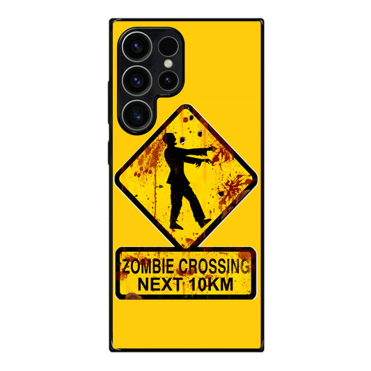 Zombie Crossing Sign Samsung Galaxy S23 Ultra Case