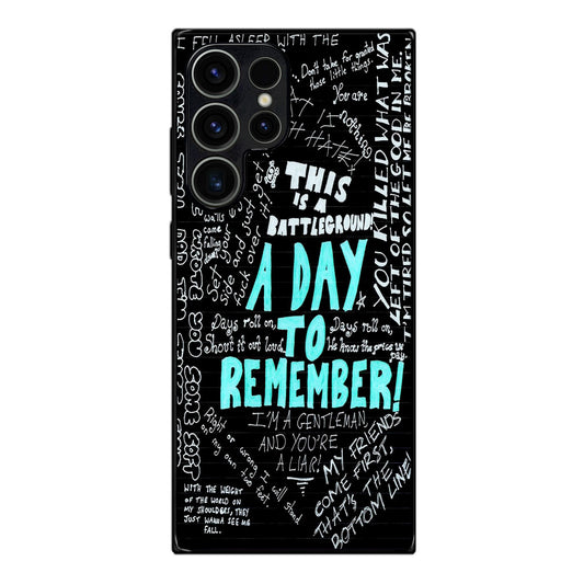 A Day To Remember Quote Samsung Galaxy S23 Ultra Case