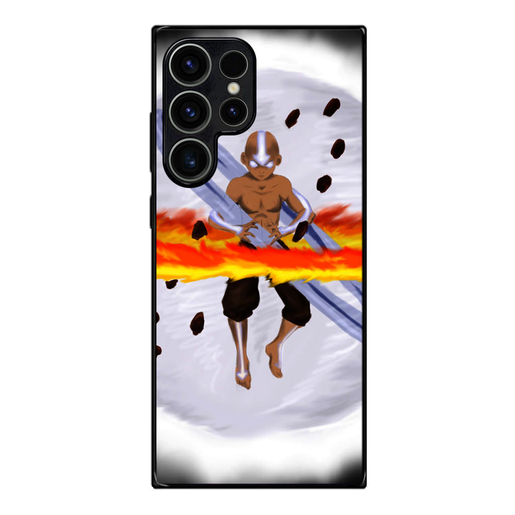 Avatar Aang Controls Four Elements Samsung Galaxy S23 Ultra Case