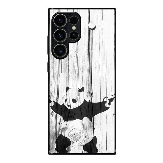 Banksy Graffiti Panda Samsung Galaxy S23 Ultra Case