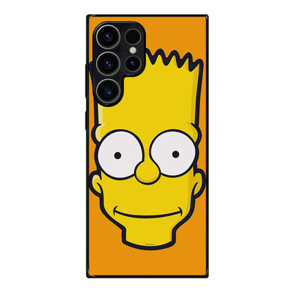 Bart Yellow Face Samsung Galaxy S23 Ultra Case