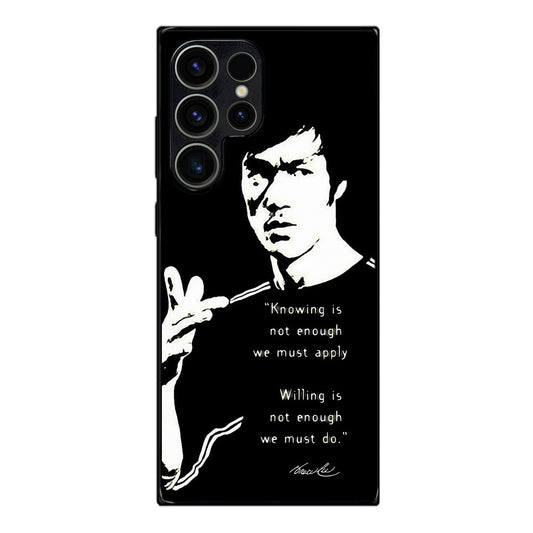 Bruce Lee Quotes Samsung Galaxy S23 Ultra Case