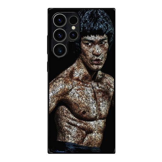 Bruce Lee Typograph Samsung Galaxy S23 Ultra Case