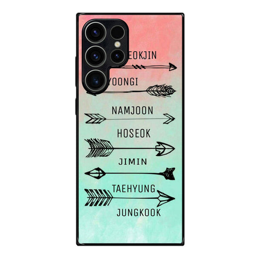 BTS Members Name Samsung Galaxy S23 Ultra Case