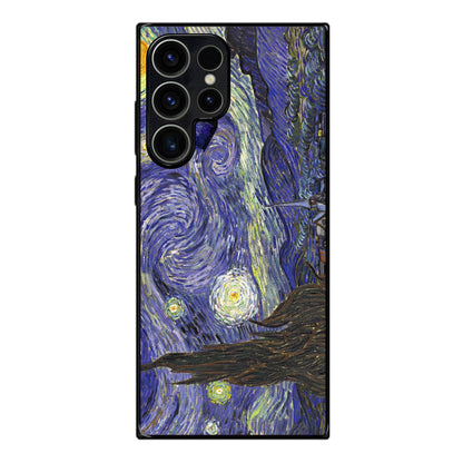 Dr Who Tardis In Van Gogh Starry Night Samsung Galaxy S23 Ultra Case