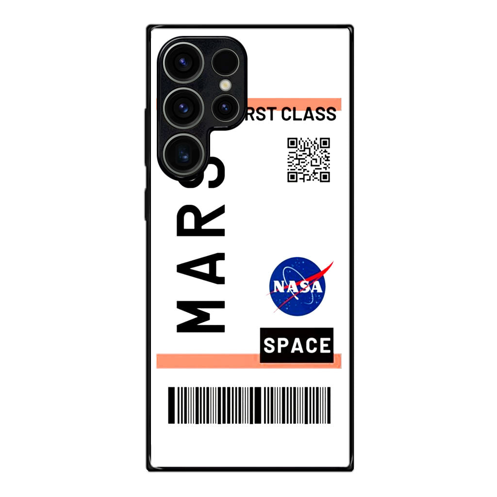 First Class Ticket To Mars Samsung Galaxy S23 Ultra Case