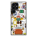 Friends TV Show Central Perk Sticker Samsung Galaxy S23 Ultra Case