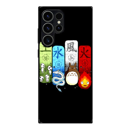 Ghibli Elemental Charms Samsung Galaxy S23 Ultra Case